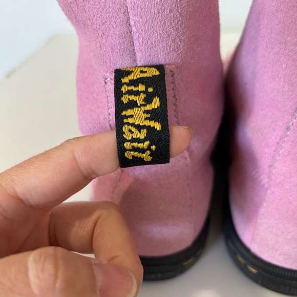 Dr. Martens Women’s Sheridan Pink Suede Lace Up Boots. Size 11. - Picture 7 of 13